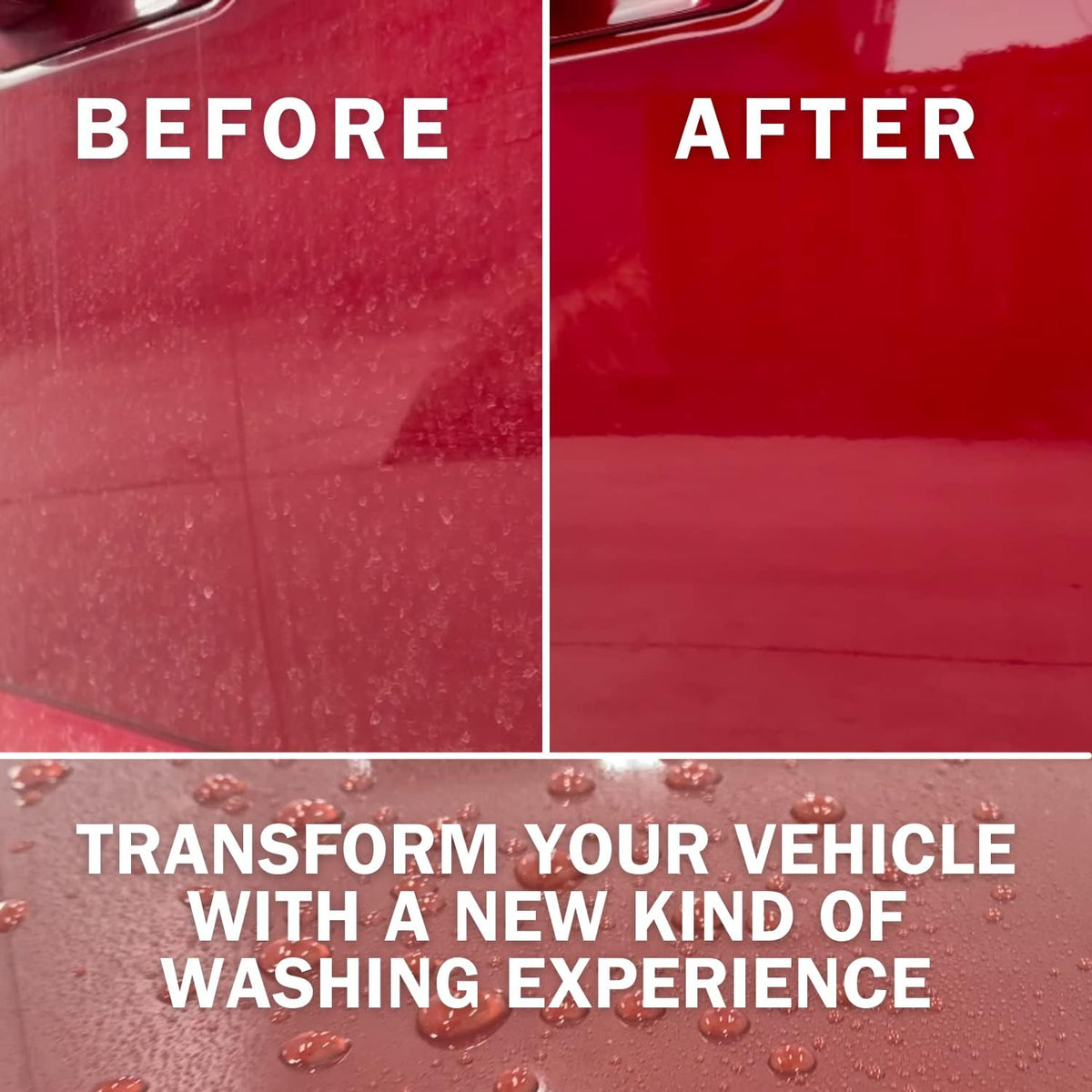 Reign System Ceramic Waterless Car Wash – 3-in-1 Wash, Shine & Ceramic Protection – No Hose Needed – Eco-Friendly Detailing Spray for Paint, Glass, Chrome & Wheels – Hydrophobic, Streak-Free Finish - Reign System