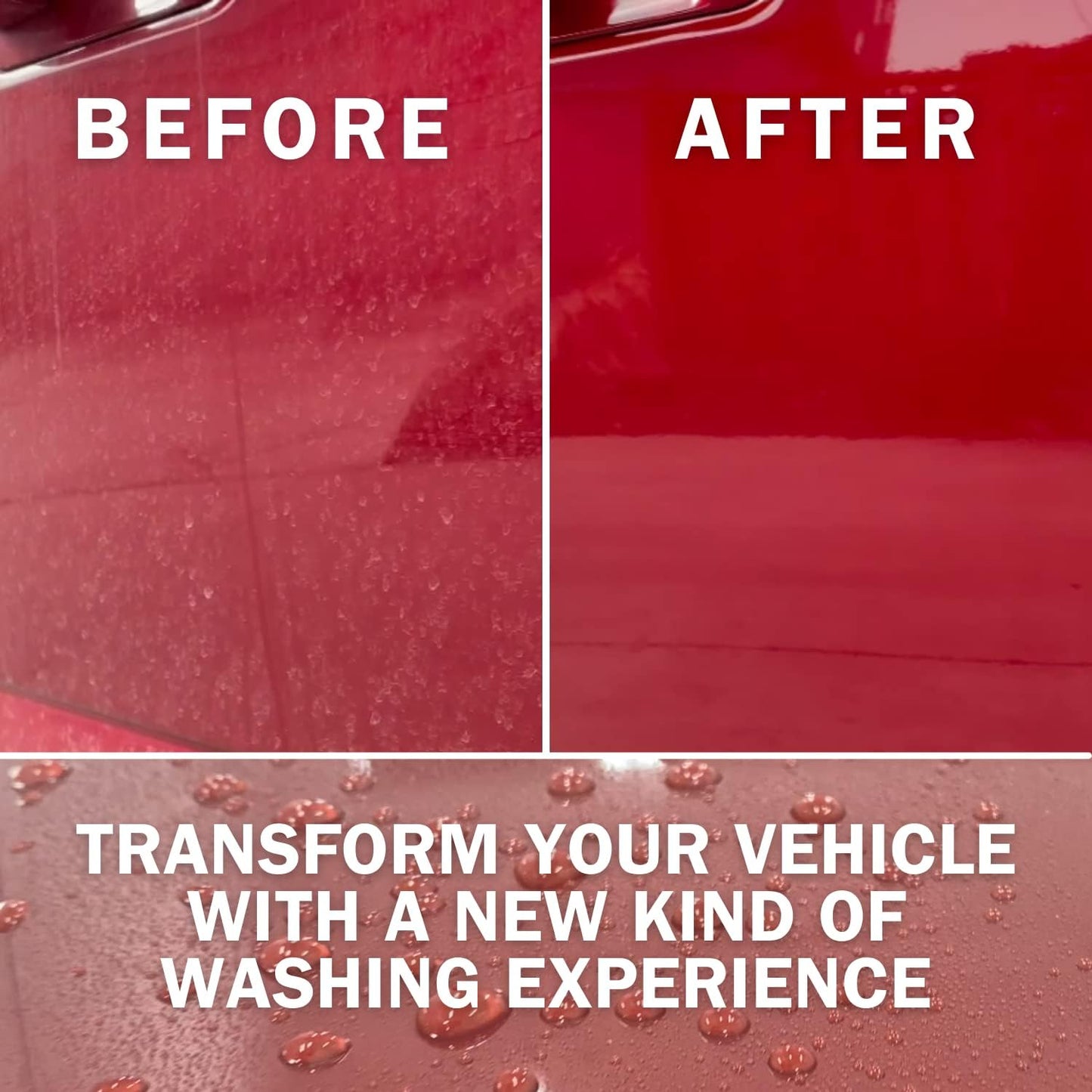 Reign System Ceramic Waterless Car Wash – 3-in-1 Wash, Shine & Ceramic Protection – No Hose Needed – Eco-Friendly Detailing Spray for Paint, Glass, Chrome & Wheels – Hydrophobic, Streak-Free Finish - Reign System