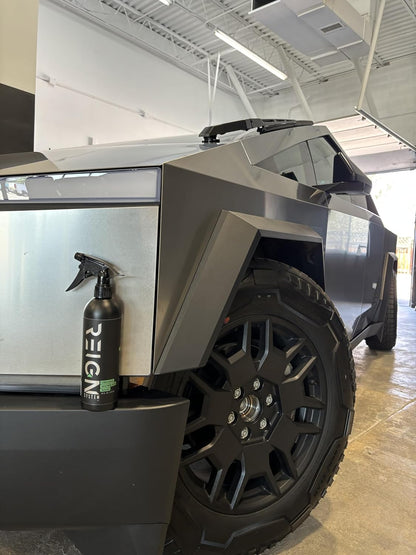 Reign System Ceramic Waterless Car Wash – 3-in-1 Wash, Shine & Ceramic Protection – No Hose Needed – Eco-Friendly Detailing Spray for Paint, Glass, Chrome & Wheels – Hydrophobic, Streak-Free Finish - Reign System