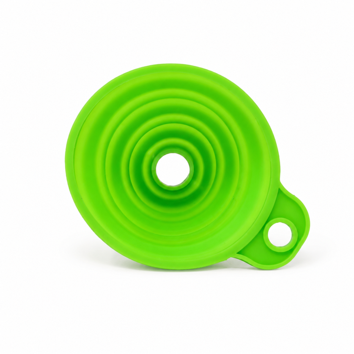 2 Pack Collapsible Funnel for Filling Bottles, Mini Flexible Silicone Funnel for Liquids, Automotive, Foldable Funnel for Liquid, or Dry Ingredients